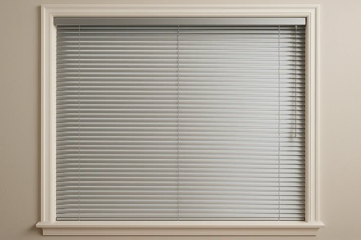 aluminum blinds closed aluminum blinds closed