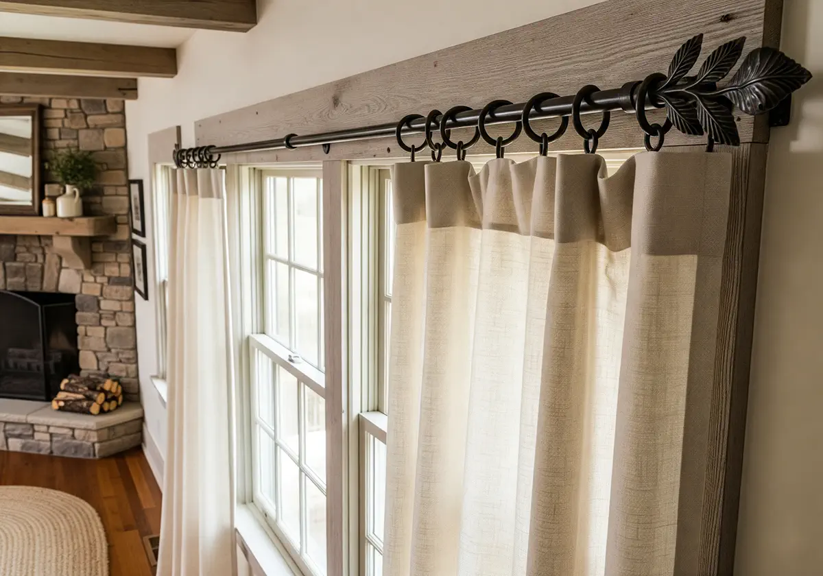 drapery hardware farmhouse living room drapery hardware farmhouse living room