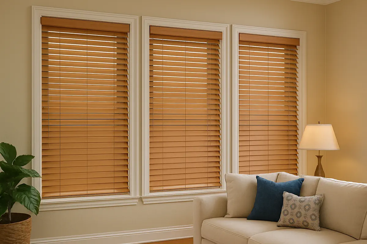 wooden blinds living wooden blinds living